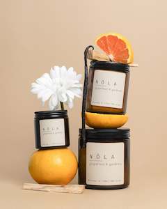 Candles Home: Large Candle - Grapefruit and Gardenia