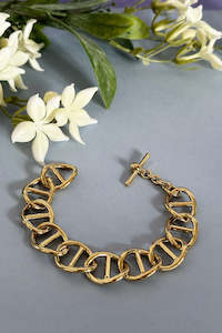 Frida FOB Bracelet - Gold Plate