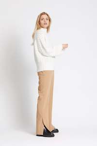 Flare Pants - Tobacco Brown