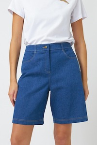 Denim Short - Mid-Blue Indigo