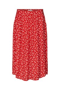 Ella Skirt - Red Flower