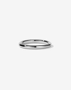 Autumn Sale Jewellery: 2.5mm Halo Band - Sterling Silver