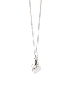 Banana Charm Necklace -Sterling Silver