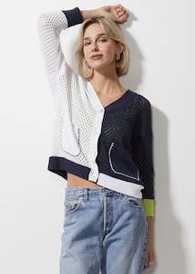 Womenswear: Holey cardi