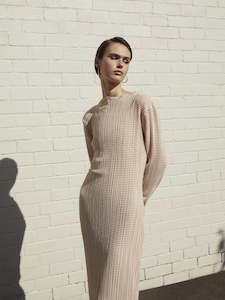 Krinkle Midi Dress