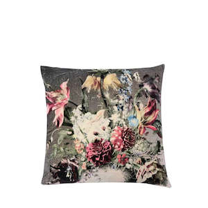 Clothing: Sari Printed Cushion - In Bloom