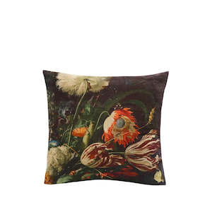 Sari Printed Cushion - Exotic Flower