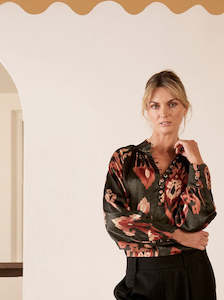 Clothing: Dara Ikat silk blouse