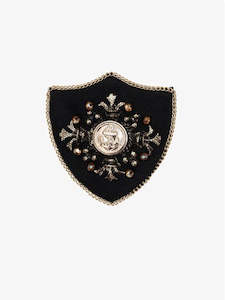 Clothing: Black Shield Brooch