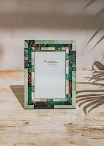 Frames: Natalini Green Abstract Frame