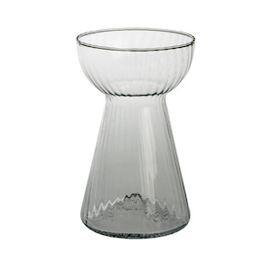 By Designer Glassware: K01 Bulb Vase - Clear