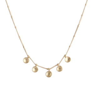 Susi Cala: Five Tinny Pendant Gold