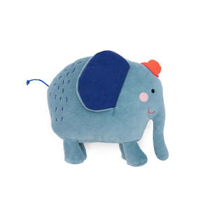 Small Elephant Soft Rattle Toy