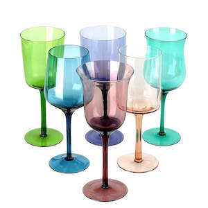 Desigual Wine Glasses Classic Mix