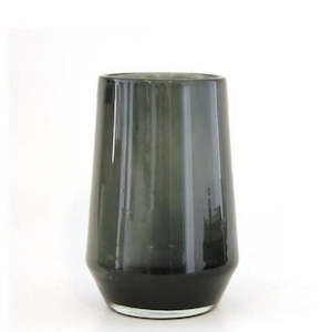 Clemence High Vase Small - Smoke