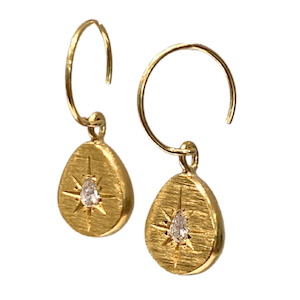 Hope Helios Hoop Earring