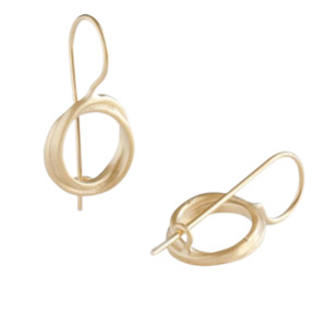 Sophie Twin Small Hippies Earrings Gold