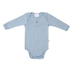 Merino Bodysuit - Sky Blue