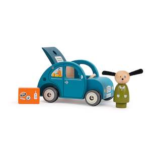 Kids 2 5 Years: Wooden Car + Julius the Dog