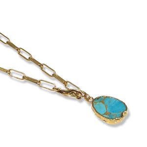 Kurt Necklace/Wrap Bracelet Turquoise