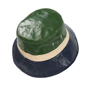 By Designer Bags: Bob Bucket Hat - Cypres, Avoine and Deep Navy