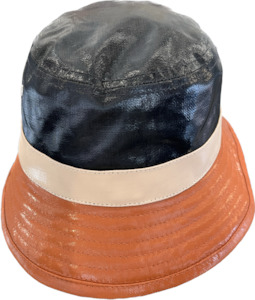 Bob Bucket Hat - Black, Avoine and Pumpkin