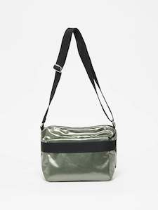 By Designer Bags: Riga Light Shoulder Bag - Seaweed