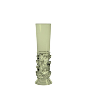 By Designer Glassware: KB178 Cylinder Vase - Green