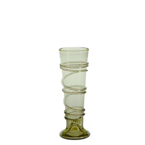 By Designer Glassware: KA90 Vase Green