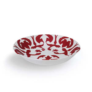 Zarafshan Red Soup Plate