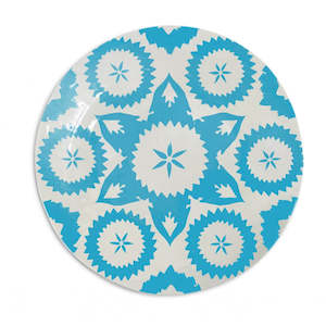 By Designer Plates Bowls: Khiva Plate Turquoise