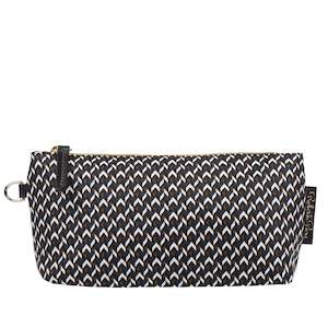 Cosmetic Wash Bags: Robertina Vanity Case - Tatami Midnight