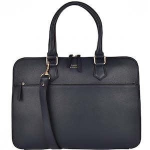 Laptop Bags 1: Leather Briefcase Black