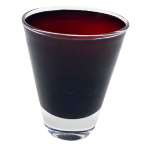 Drinking Wine Glasses: Clear Conical Glass Rouge