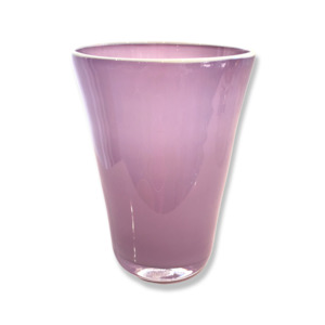 Drinking Wine Glasses: Opaque Conical Tumbler Violet