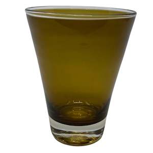 Drinking Wine Glasses: Clear Conical Glass Olive