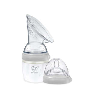 Baby wear: Gen 3 Silicone Breast Pump & Bottle Top Set - 160ml