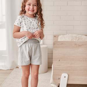 Baby wear: Kids Short Sleeve Pyjama Set - Bunny