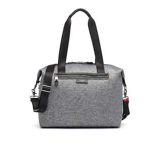 Baby wear: Stevie Luxe Nappy Bag - Grey Scuba