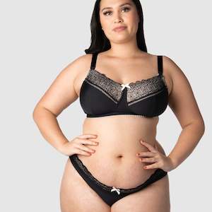 Show Off Full Cup Nursing Bra - Black