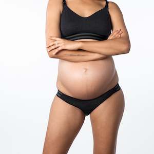 Baby wear: Elevate Light Leakproof Bikini Brief - Black