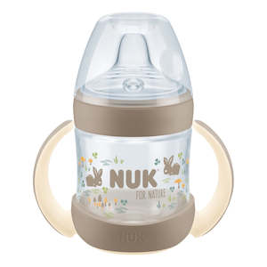 Nuk for Nature Learner Bottle with temp control - Beige