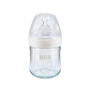 Nature Sense Glass Baby Bottle - 120ml - White