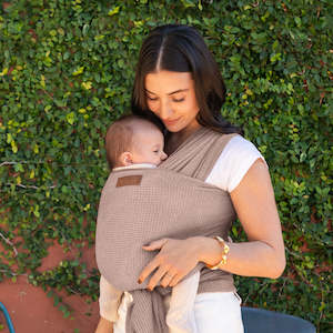 Baby wear: Waffle Knit Wrap - Sandstone