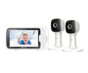 Baby wear: 5″ Smart HD Nursery Pal Baby Monitor Twin Pack