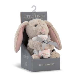 Plush Toy & Washers - Harvest Bunny