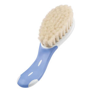 Baby wear: Extra Soft Baby Hair Brush - Blue