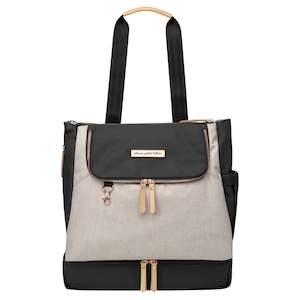 Baby wear: Pivot Pack Convertible Nursery Bag - Sand/Black