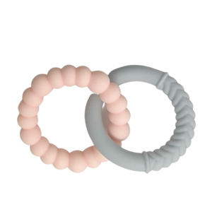 Baby wear: Sunshine Teether - Snow & Blush