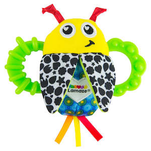 Baby wear: Flip-Flop Bitty Bite Bug Rattle